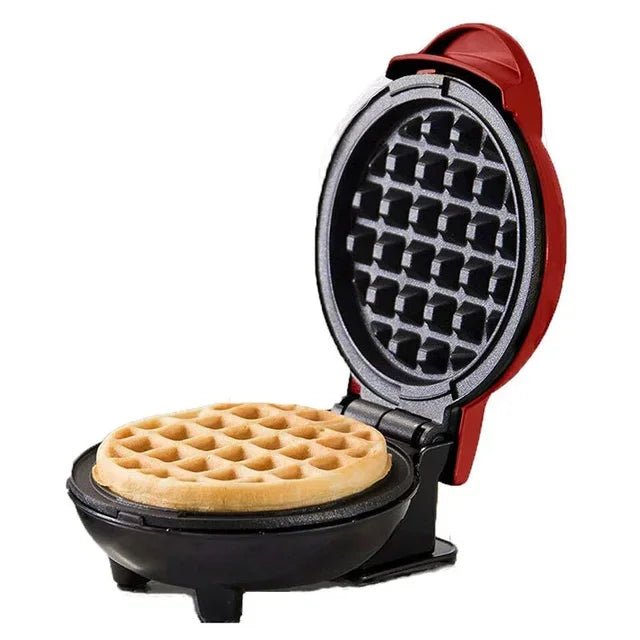 Heart-shaped double-sided mini waffles maker - silverfoxgoods
